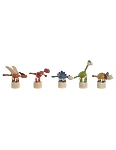 DINOSAURI IN LEGNO 8X14X11CM, GIOCATTOLO  ASSORTITO PER BAMBINI