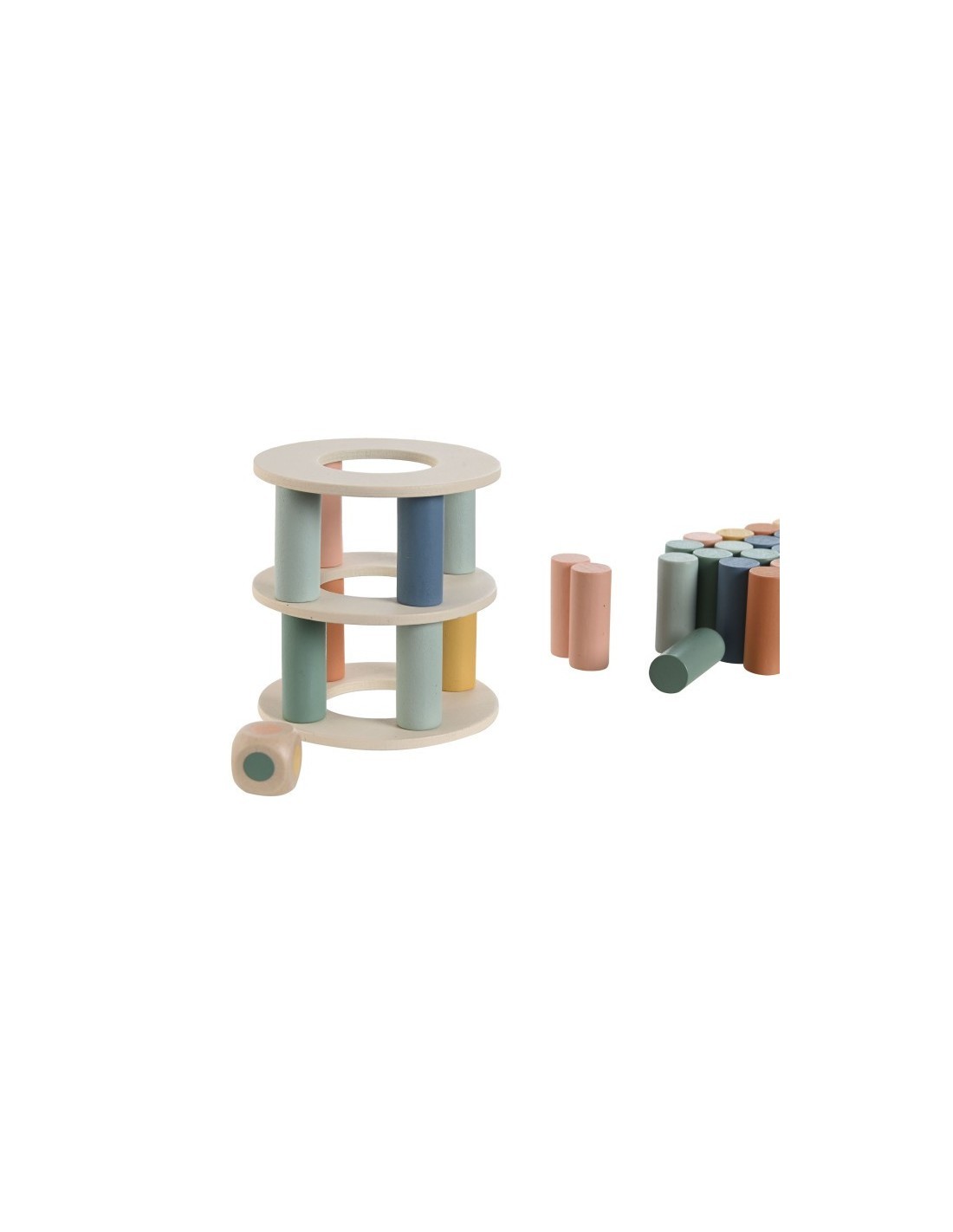 ORRE EQUILIBRIO LEGNO 45PZ GIOCATTOLO EDUCATIVO PER BAMBINI