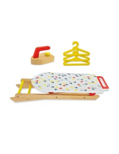 FATTO DI LEGNO - ASSE DA STIRO CON ACCESSORI 60X25X54CM GIOCO PER BAMBINI 2