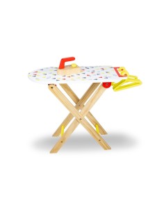 FATTO DI LEGNO - ASSE DA STIRO CON ACCESSORI 60X25X54CM GIOCO PER BAMBINI