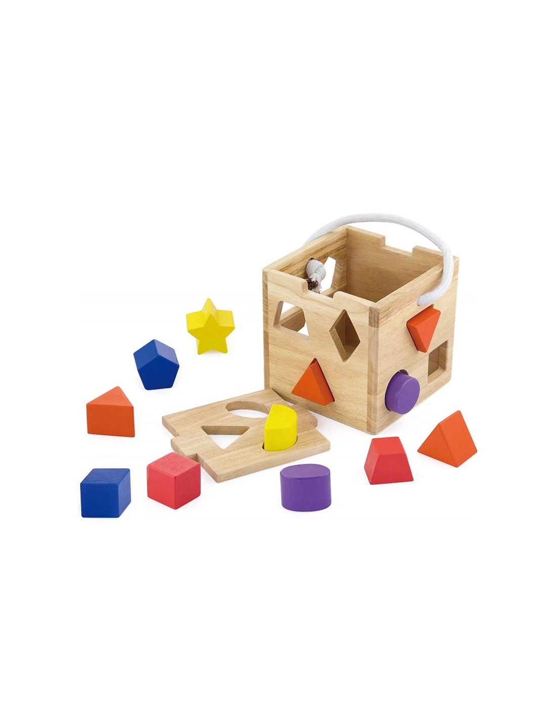 CUBO LEGNO CON FORME INCASTRO VGA53659, GIOCO EDUCATIVO