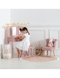 SPECCHIERA 174254 SISSI 60X29X99CM CON SGABELLO su TreG Ingrosso