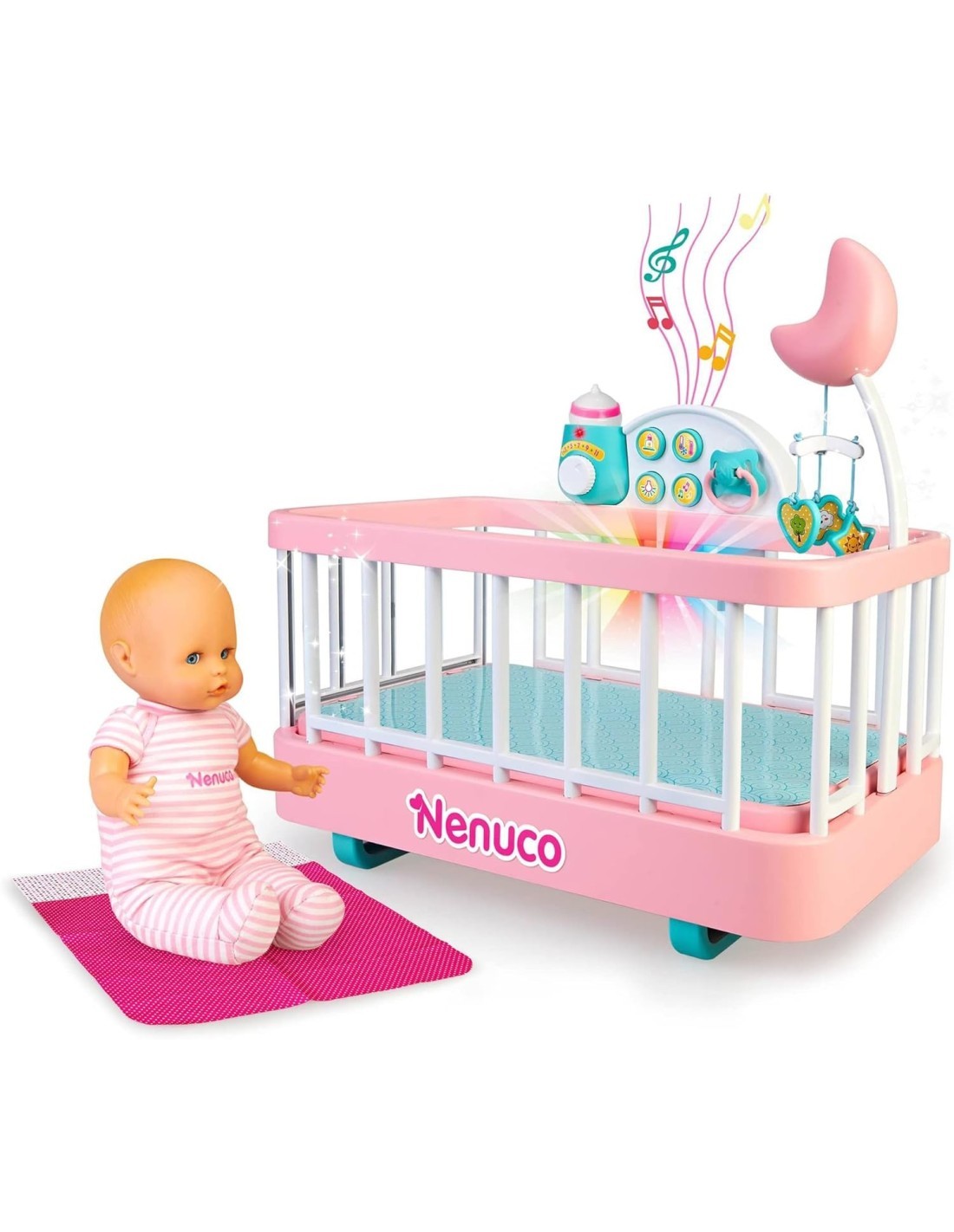 NENUCO 7017203 BAMBOLA CON CULLA su TreG Ingrosso