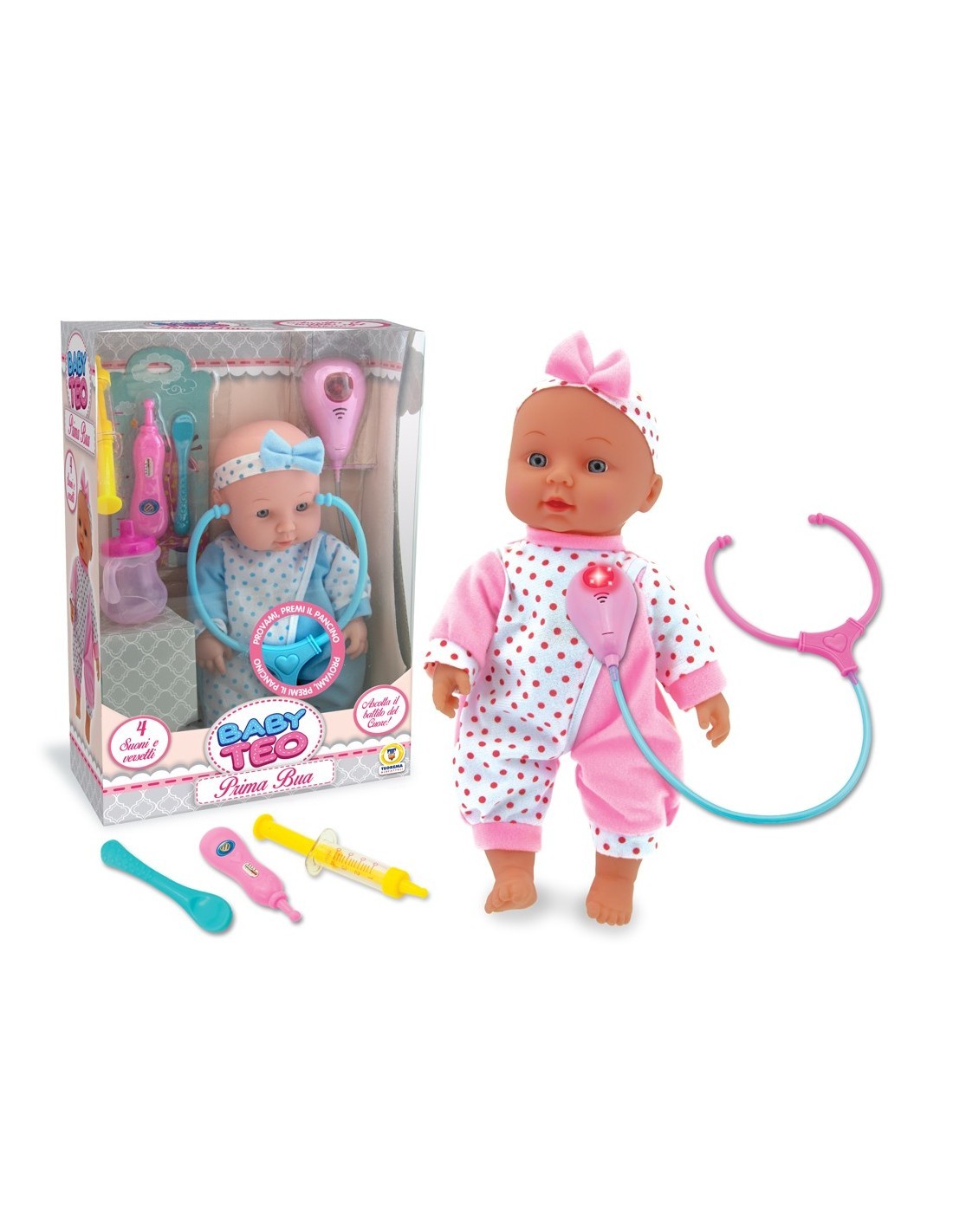 BABY TEO 66145 BAMBOLOTTO PRIMA BUA su TreG Ingrosso