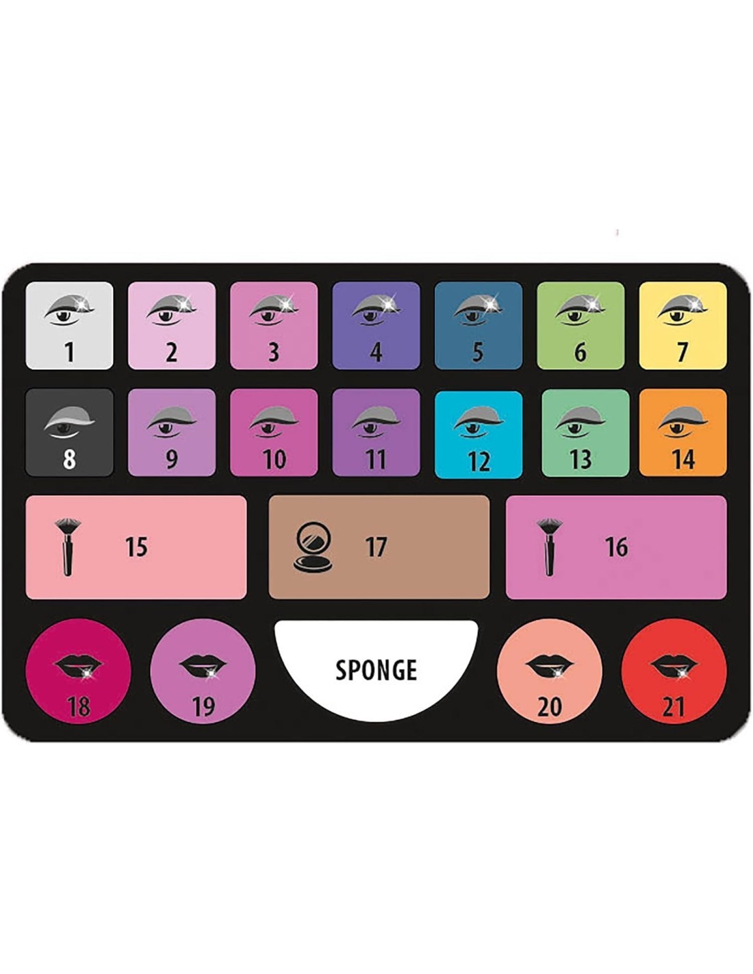 CLEMENTONI CRAZY CHIC  MAKE-UP STUDIO COSMETICI SICURI PER BAMBINI