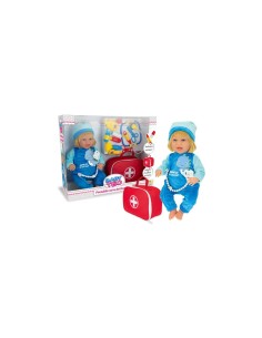 BABY TEO 67158 BAMBOLOTTO 45CM CON KIT DOTTORE