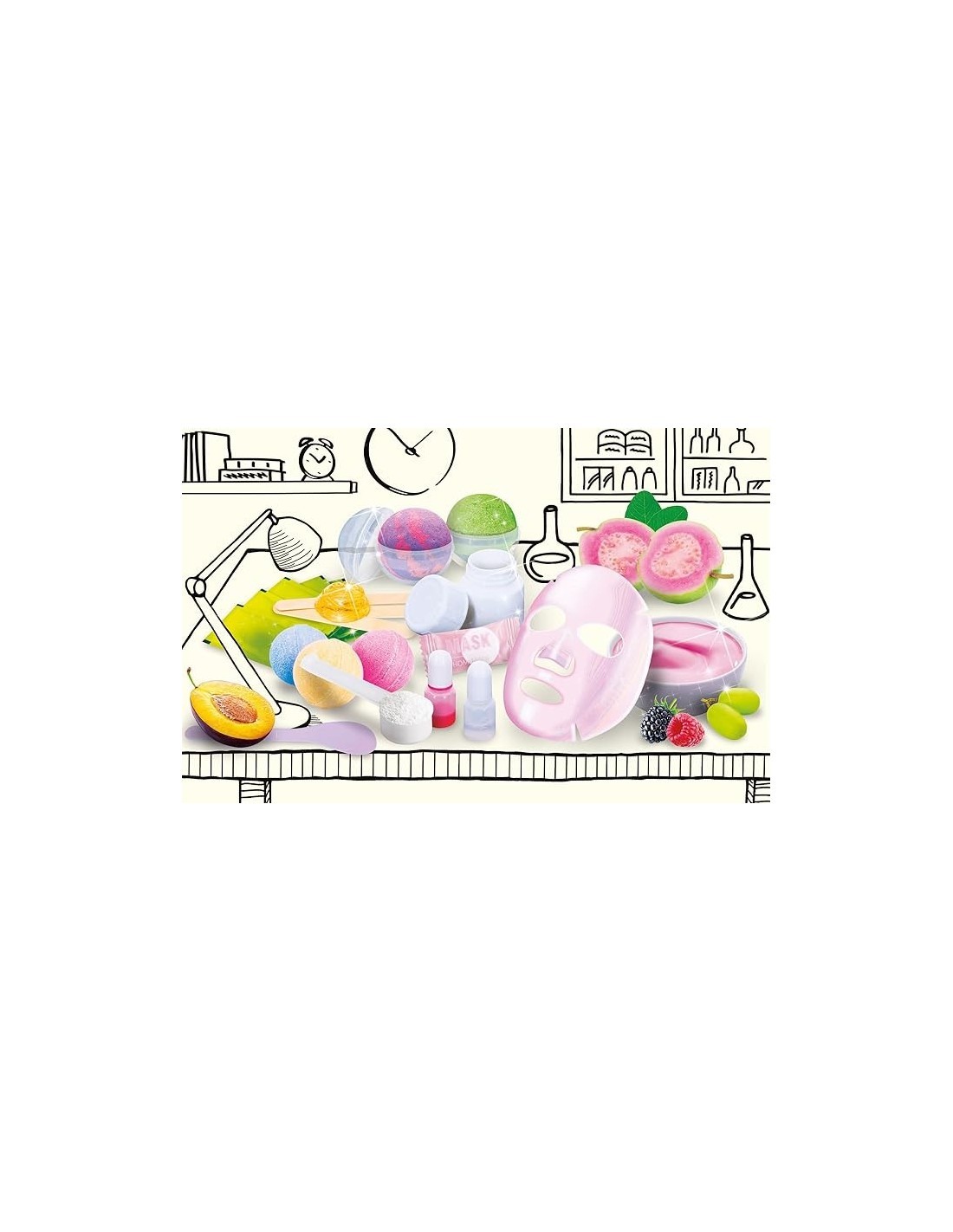 I'm a Genius Laboratorio di Routine di Bellezza, Kit Cosmetico Sicuro, Centro Benessere, Esperimenti Scientifici, Creatività