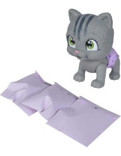 PAMPER PETZ GATTINO GIOCATTOLO INTERATTIVO, MORBIDO, REGALO BAMBINI