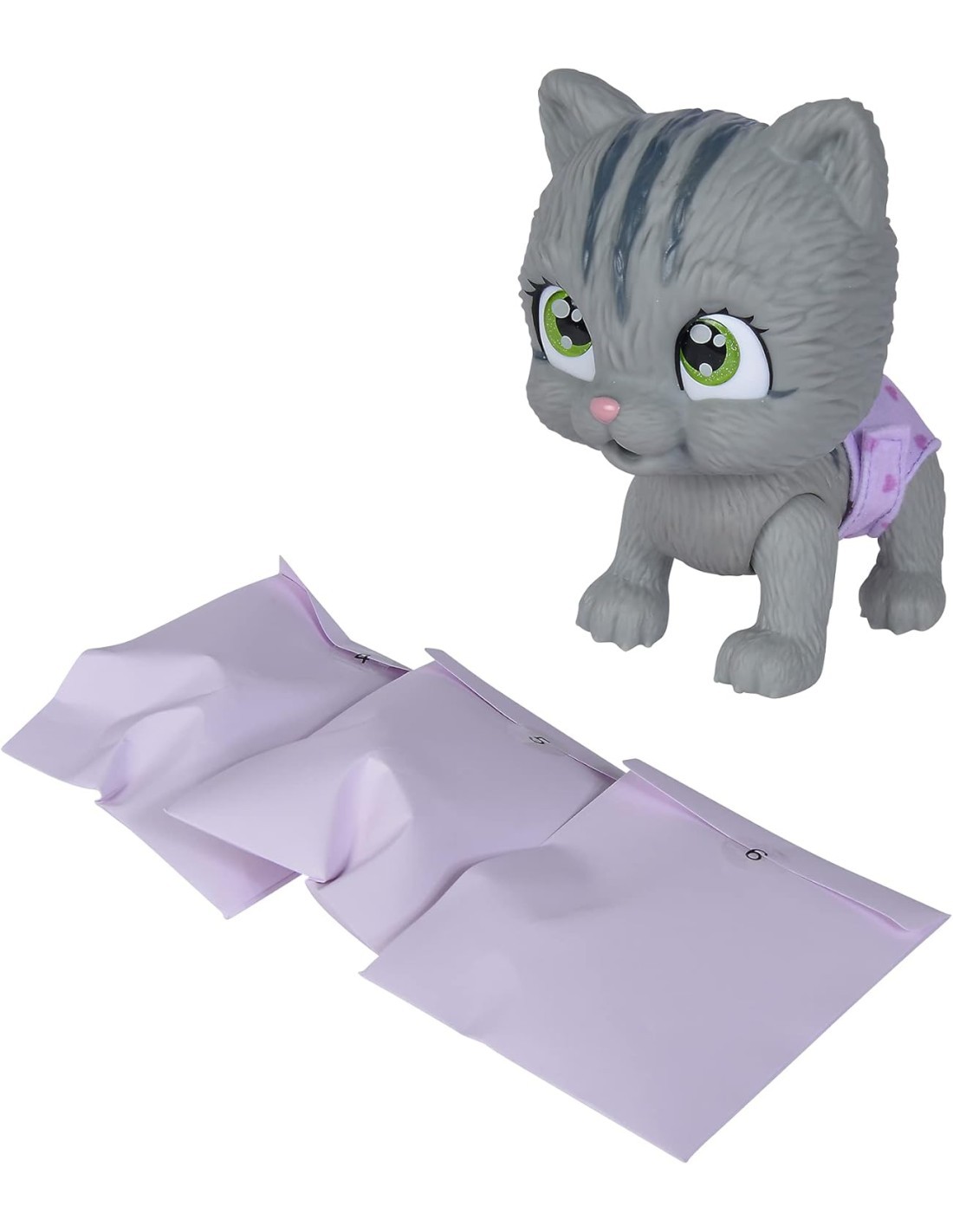 PAMPER PETZ GATTINO GIOCATTOLO INTERATTIVO, MORBIDO, REGALO BAMBINI