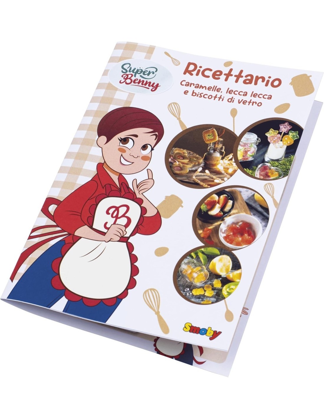 SMOBY, SUPER BENNY LA CUCINA DELLE DELIZIE, CUCINA GIOCATTOLO, 32 ACCESSORI, GREMIBULE, RICETTARIO, BAMBINI 3+