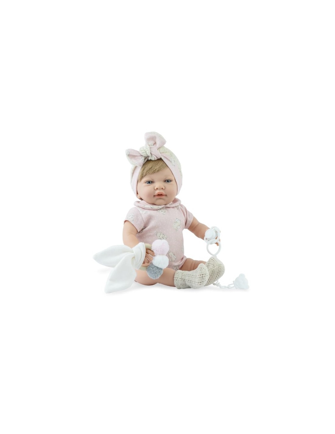 REBORN BAMBOLA 748 SWEET RABBIT ROSA