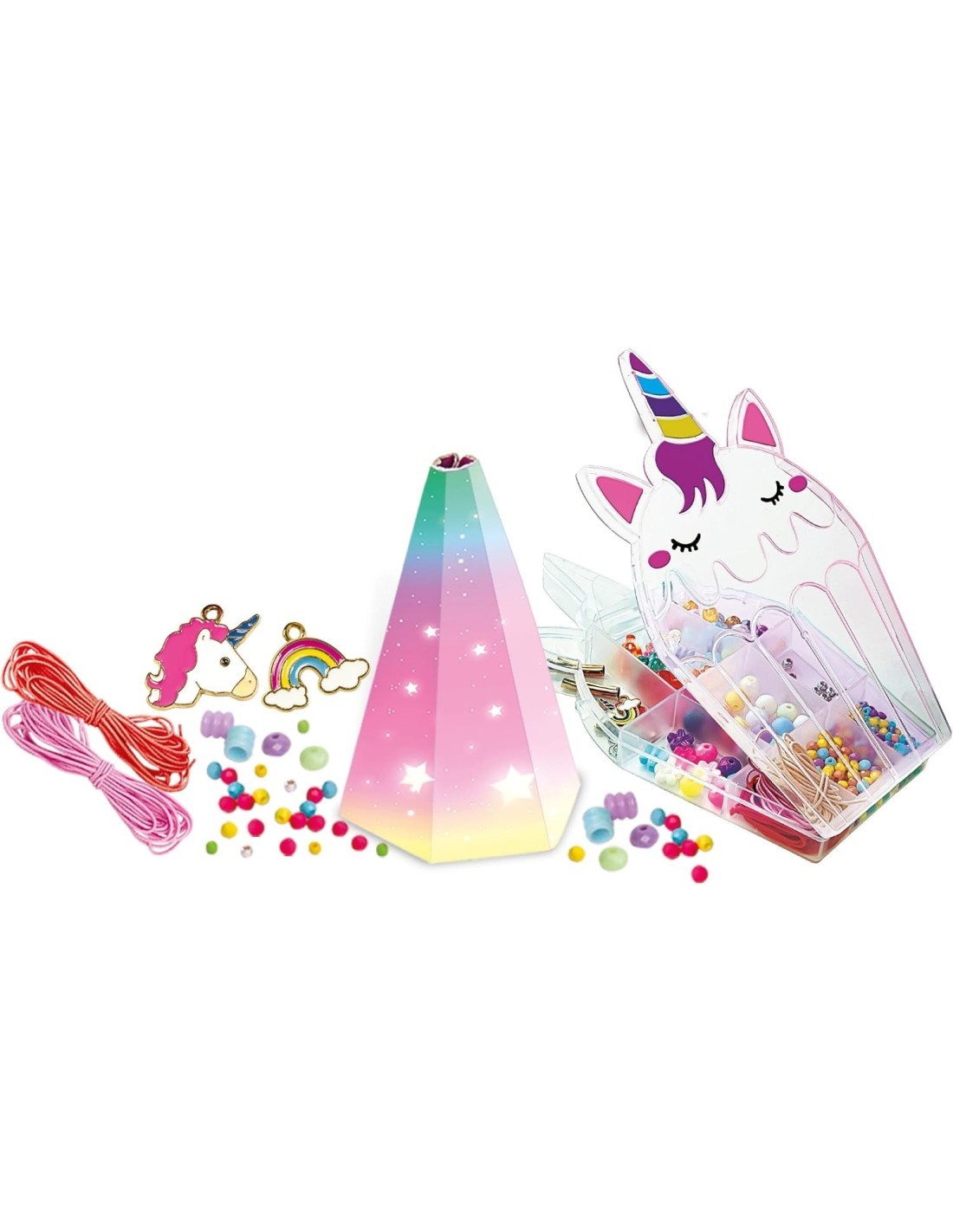 Crazy Chic – Kit Braccialetti Unicorno e Arcobaleno per Bambini +7 Anni