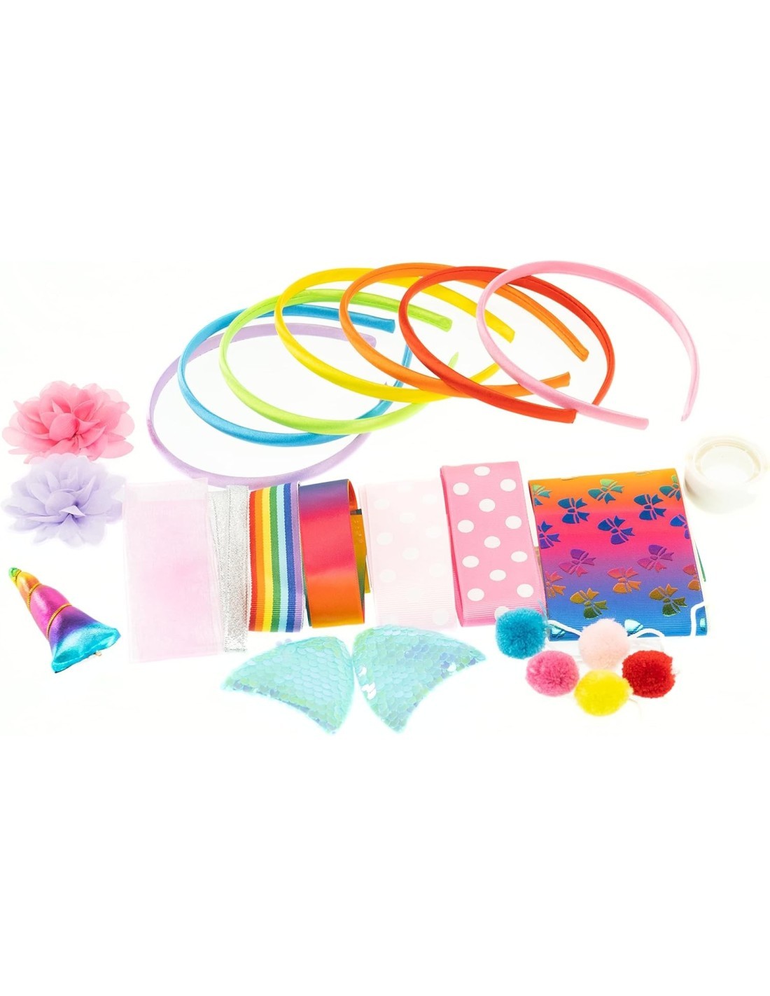 Magic Unicorn Cerchietti Fai da Te, Kit Creazione Headband, Nice Group