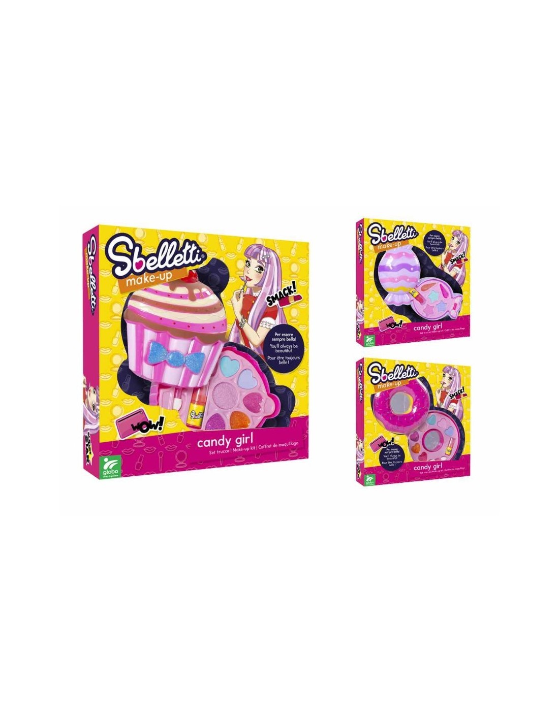 SBELLETTI 41517 SET TRUCCO CANDY ASSORTITO su TreG Ingrosso