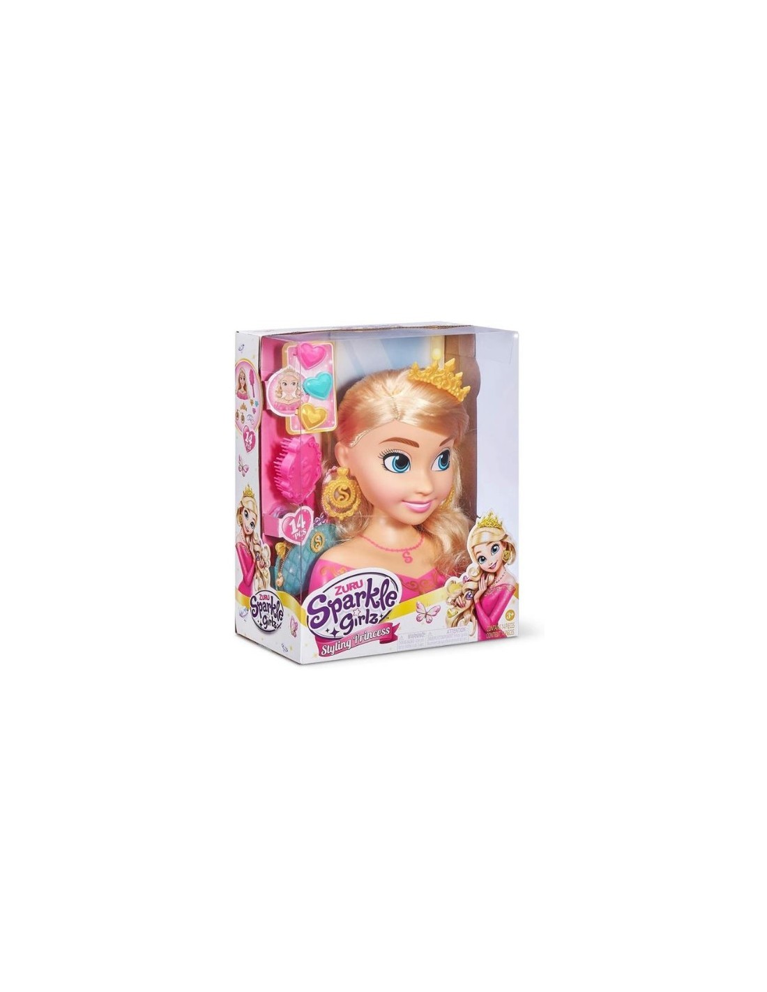 SPARKLE GIRLZ ZUR10097 STYLING HEAD PRINCESS