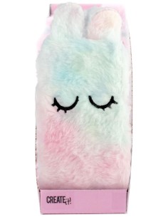 Create It! Cofanetto Make Up Fluffy 84525 - Set di Trucco per Bambini con Specchio e Accessori, 19 Pezzi 2