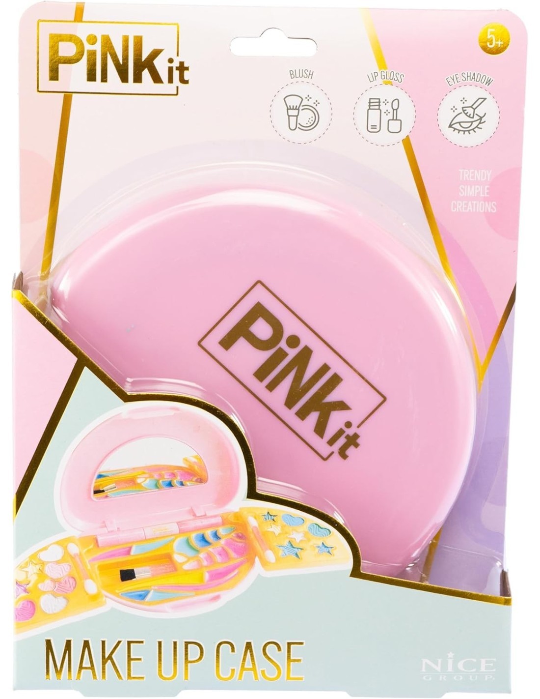 PINK IT Make Up Case – Set Trousse Trucco per Bambini