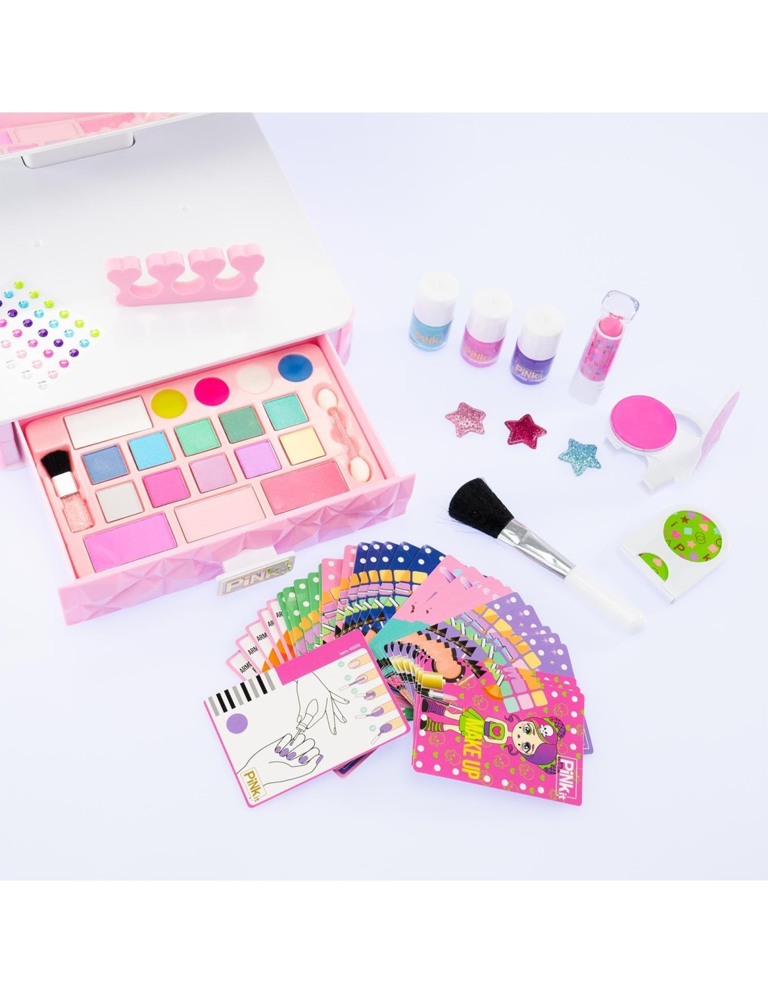 Smart Vanity Makeup Station con Luci LED per Bambine Pink It