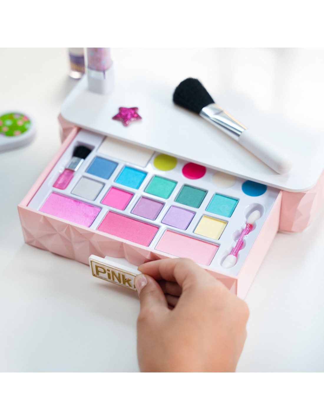 Smart Vanity Makeup Station con Luci LED per Bambine Pink It