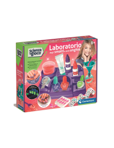 Laboratorio Smalti e Nail Art Clementoni Kit Scientifico Unghie Personalizzate Bambine 8+