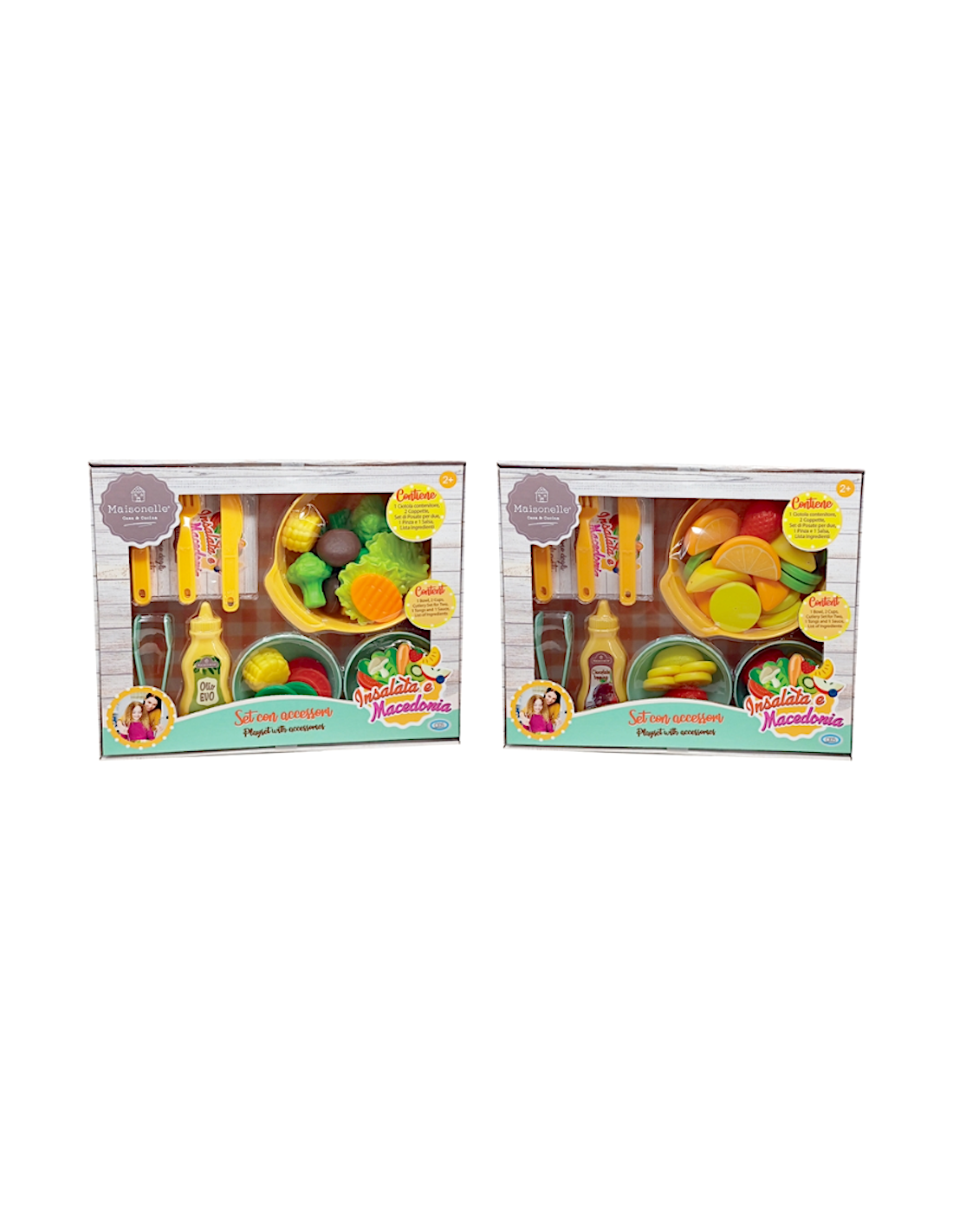 MAISONELLE 44093 SET INSALATA E MACEDONIA ASSORTITO, GIOCO BAMBINI