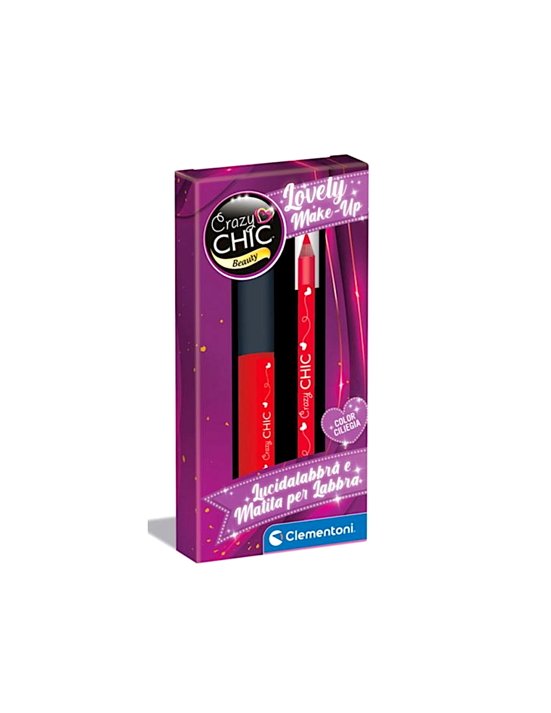 CRAZY CHIC 18881 LUCIDALABBRA E MATITA CILIEGIA