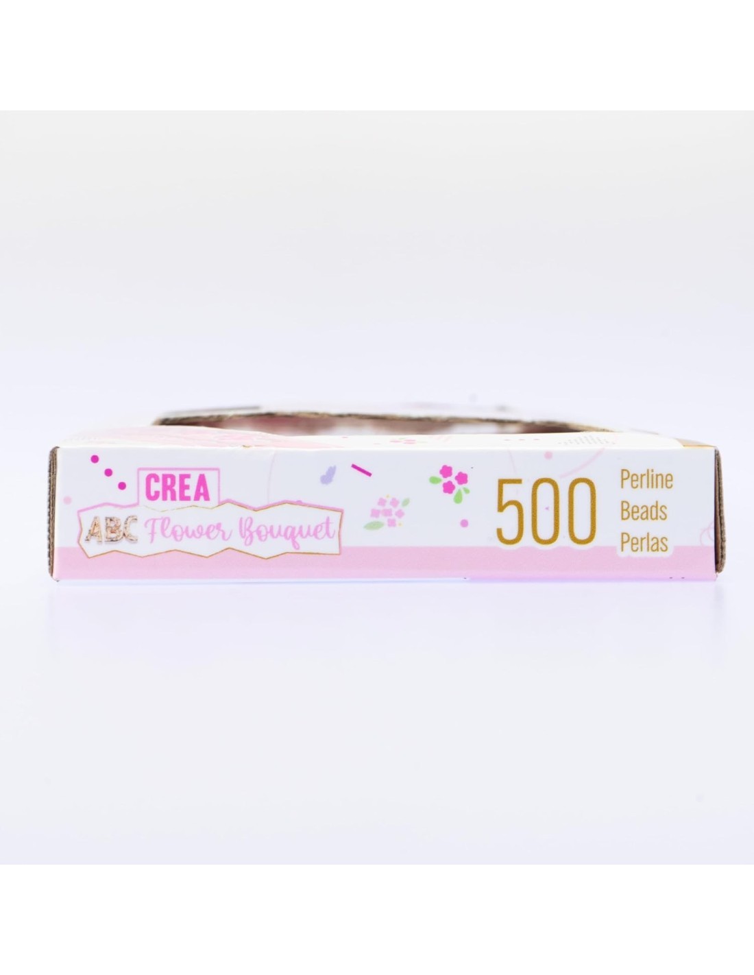 Perline ABC Flower Bouquet, perline colorate, perline bambini, bracciali, collane, smile, cuori, stelle, fiori, fai da te, 6+