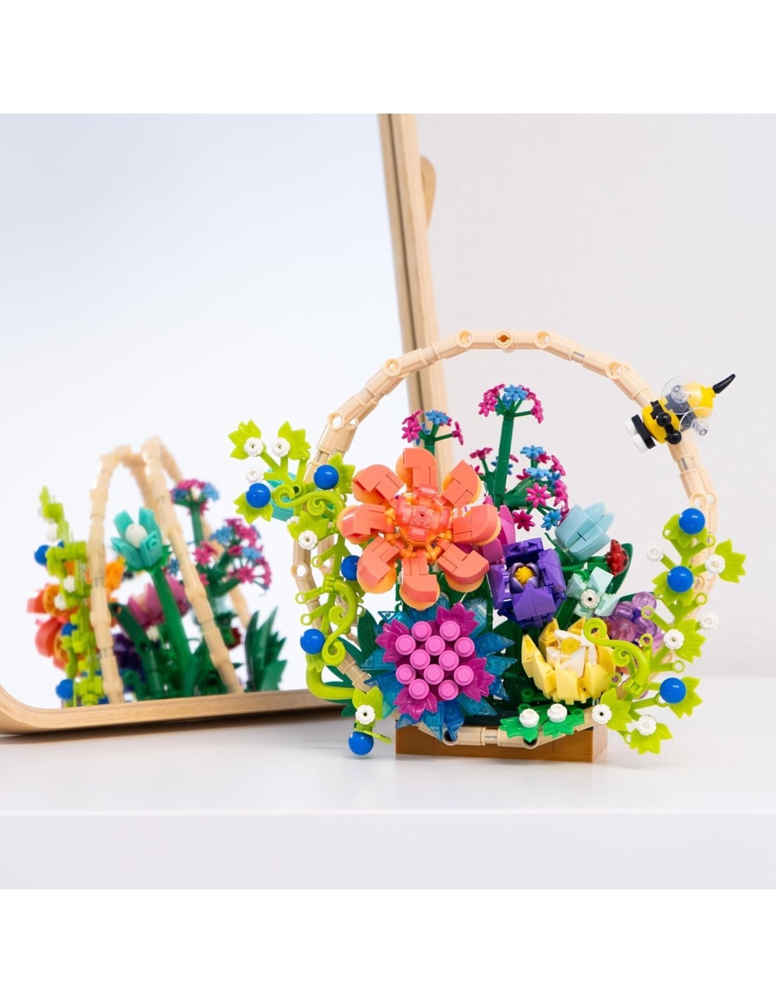 Nice Mattoncini – Bouquet di Primavera con Ape e Coccinella