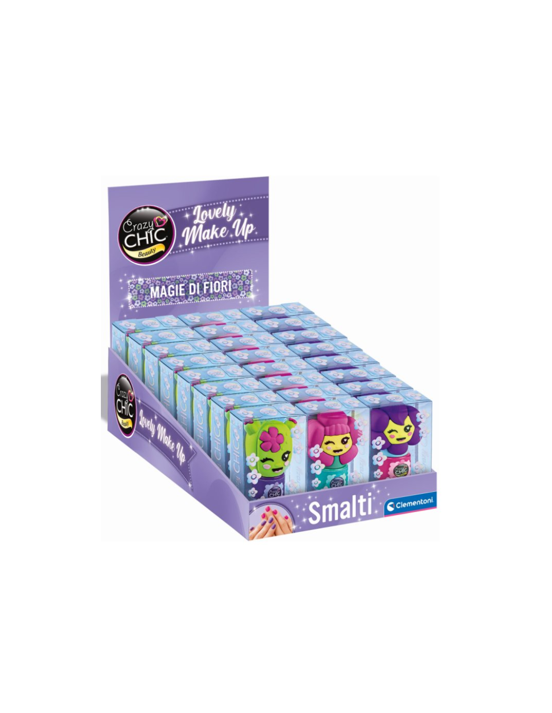 SMALTO UNGHIE MAGIE DI FIORI CRAZY CHIC 18132, PER BAMBINE, ASSORTITO