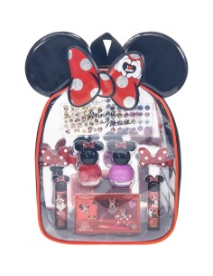 Minnie MB1344GA, zainetto con trucchi, make-up gioco bambini, dai 3 anni, rosa, portatile, con accessori, sicuro 2