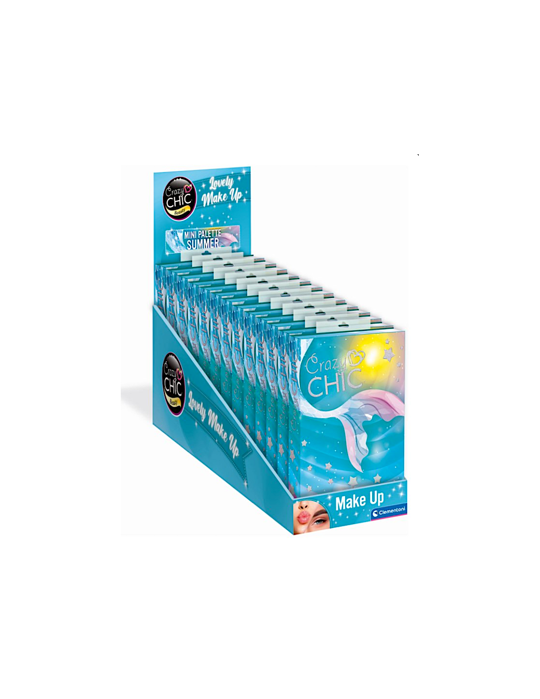 CRAZY CHIC 18865 MAKE-UP SUMMER TROUSSE MINI PALETTE PER BAMBINE E RAGAZZE