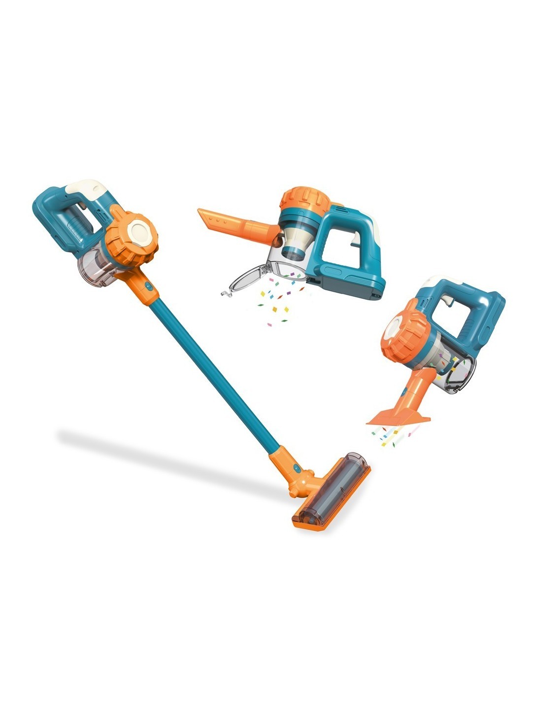 ASPIRAPOLVERE SENZA FILI 3IN1 17X15X75CM GIOCATTOLO BAMBINI