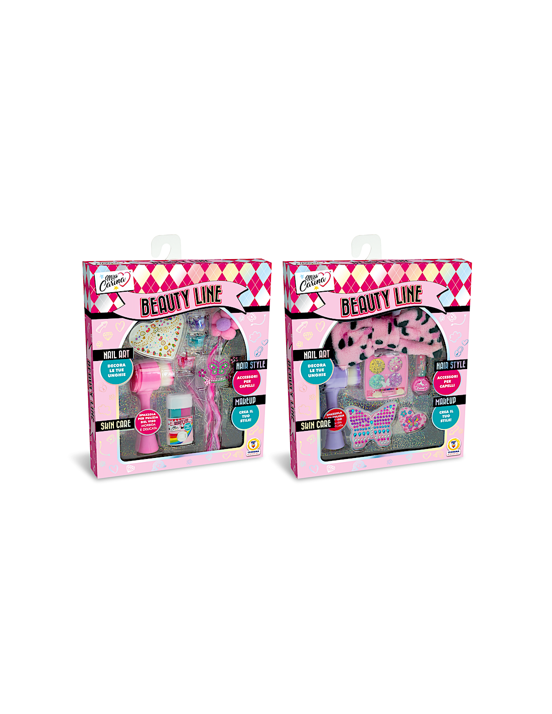 MISS CARINA - SET SPA CON ACCESSORI CAPELLI E TRUCCHI 2 MODELLI ASSORTITO