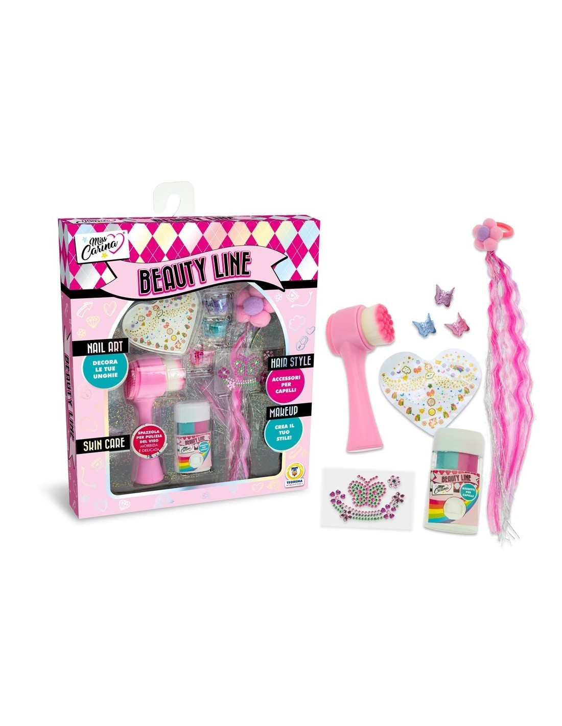 MISS CARINA - SET SPA CON ACCESSORI CAPELLI E TRUCCHI 2 MODELLI ASSORTITO