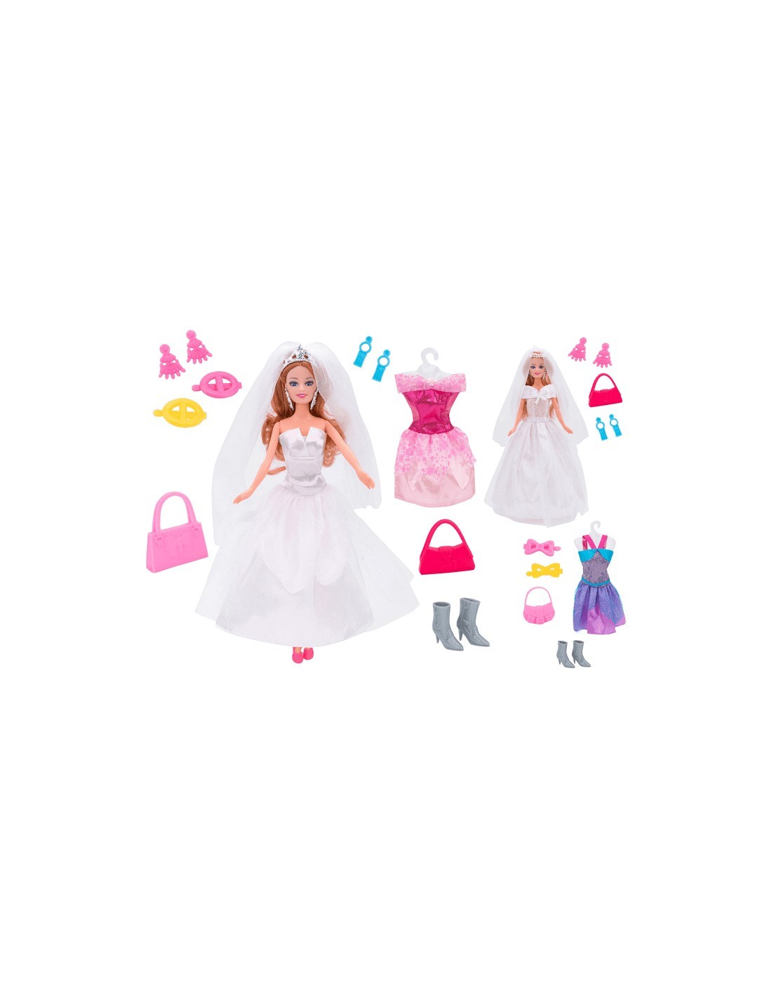 BAMBOLA 39803 SPOSA CON ACCESSORI