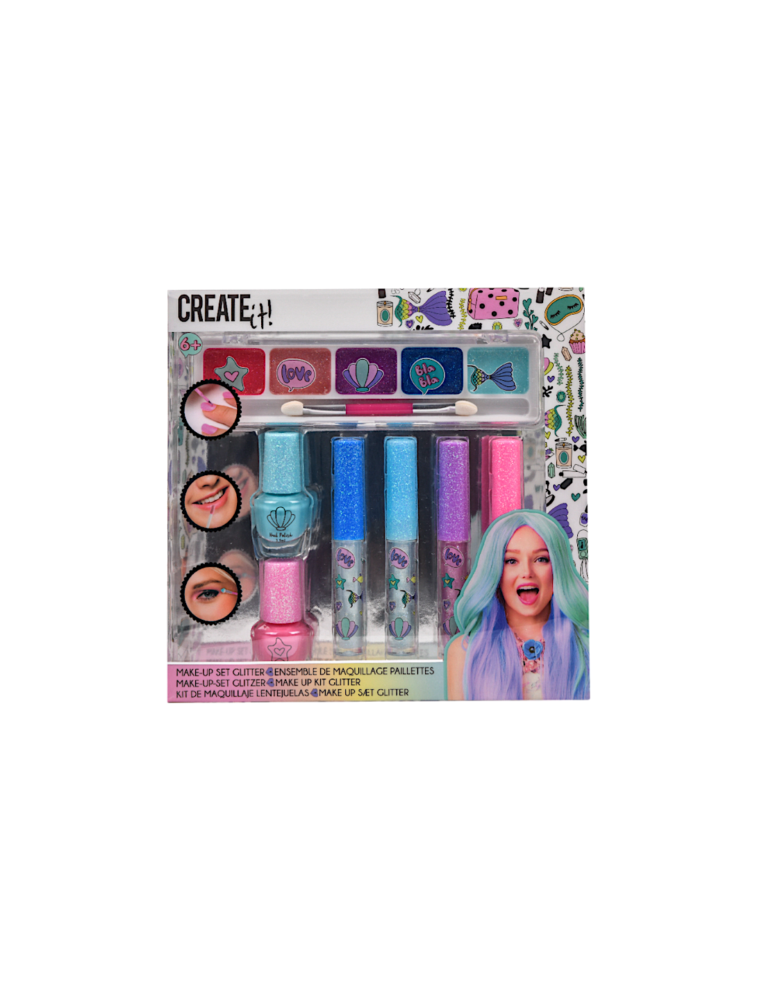 SET MAKE-UP SIRENA CREATE IT 84141 ,TRUCCO BAMBINA