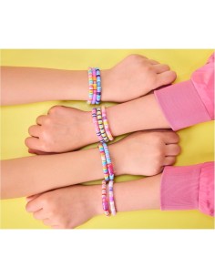 COOL MAKER KIT CREAZIONE BRACCIALETTI, +1200 PERLE, HEISHI, BRACCIALI FAI‑DA‑TE, 7+ ANNI