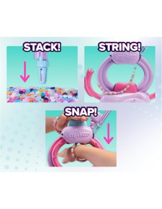 COOL MAKER KIT CREAZIONE BRACCIALETTI, +1200 PERLE, HEISHI, BRACCIALI FAI‑DA‑TE, 7+ ANNI