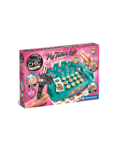 Clementoni Crazy Chic My Tattoo Lab gioco creativo bambine 6+ anni kit tatuaggi temporanei