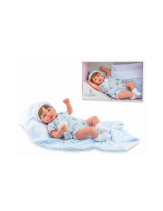 BAMBOLA REBORN LUKA STAR, 45 CM, MARINA & PAU, VESTITO CARINO, CORPO MORBIDO E ARTICOLATO, GIOCATTOLO PER BAMBINI, 3+ ANNI