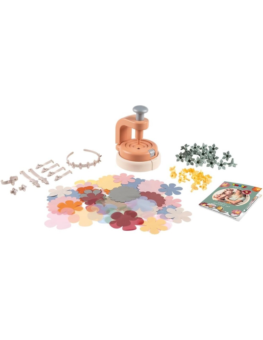 SMOBY, CREA SET GIOIELLI, A FORMA DI FIORE, ATTIVITÀ DI BRICOLAGE, CREAZIONE GIOIELLI, BAMBINI
