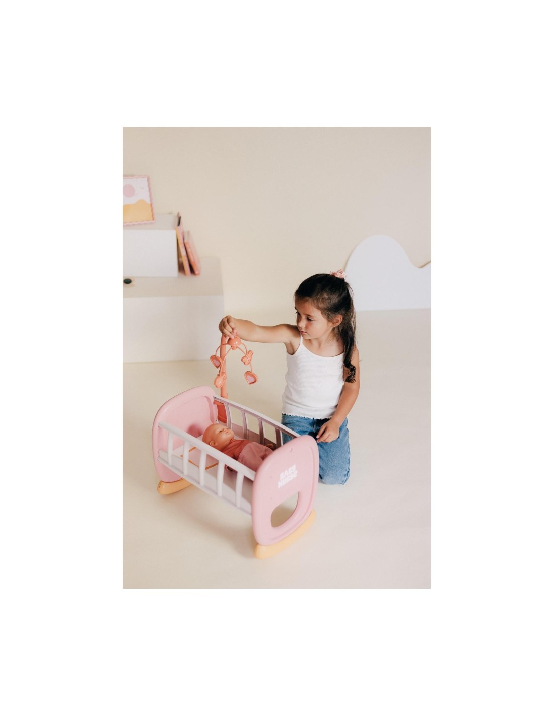 SMOBY, CULLA PER NEONATI BABY NURSE, GIOCATTOLO, LETTINO BIMBI, GIOCO 18+ MESI