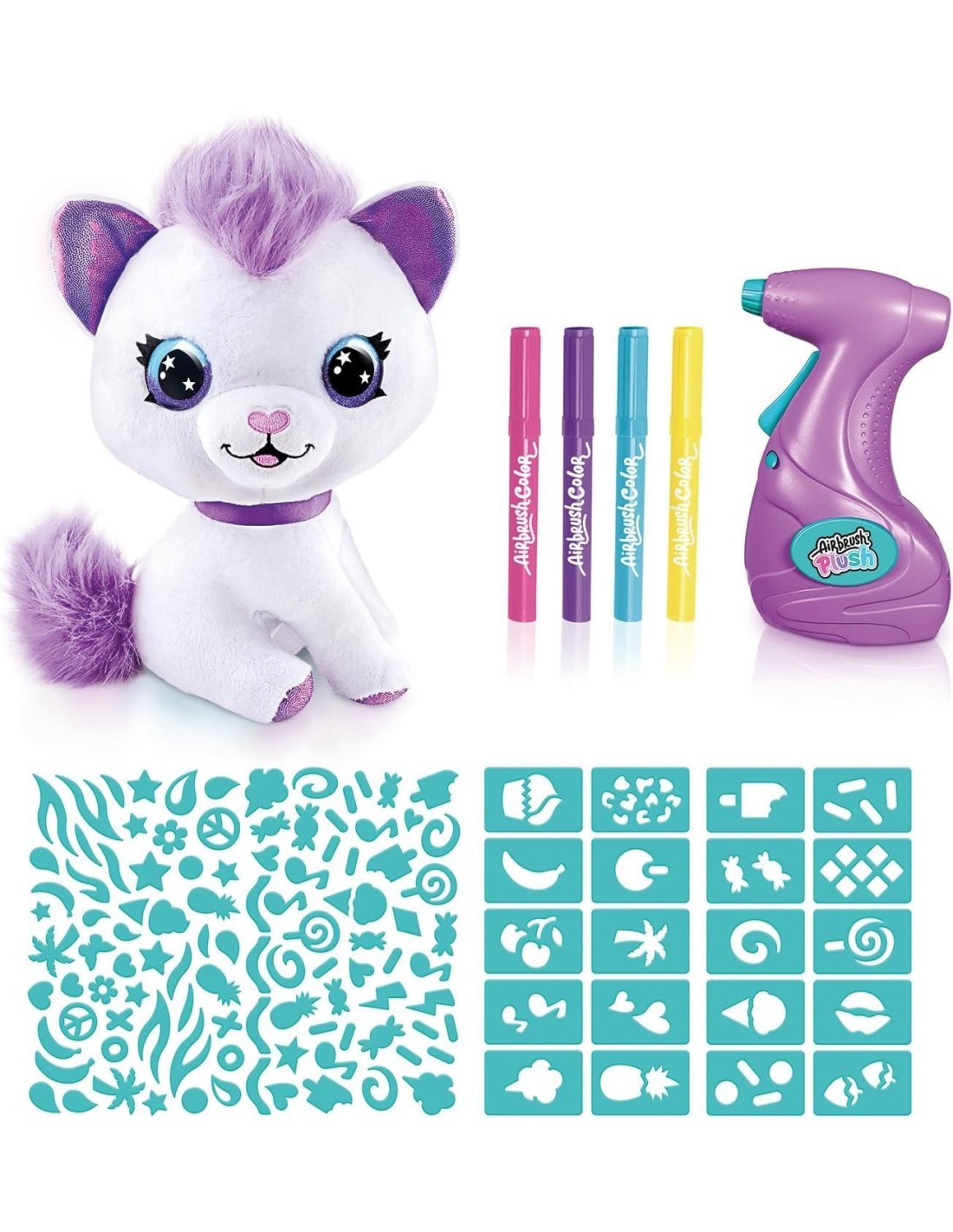 AIRBLUSH PLUSH 20289584 GATTINO KITTY, MORBIDO PELUCHE PER RAGAZZI