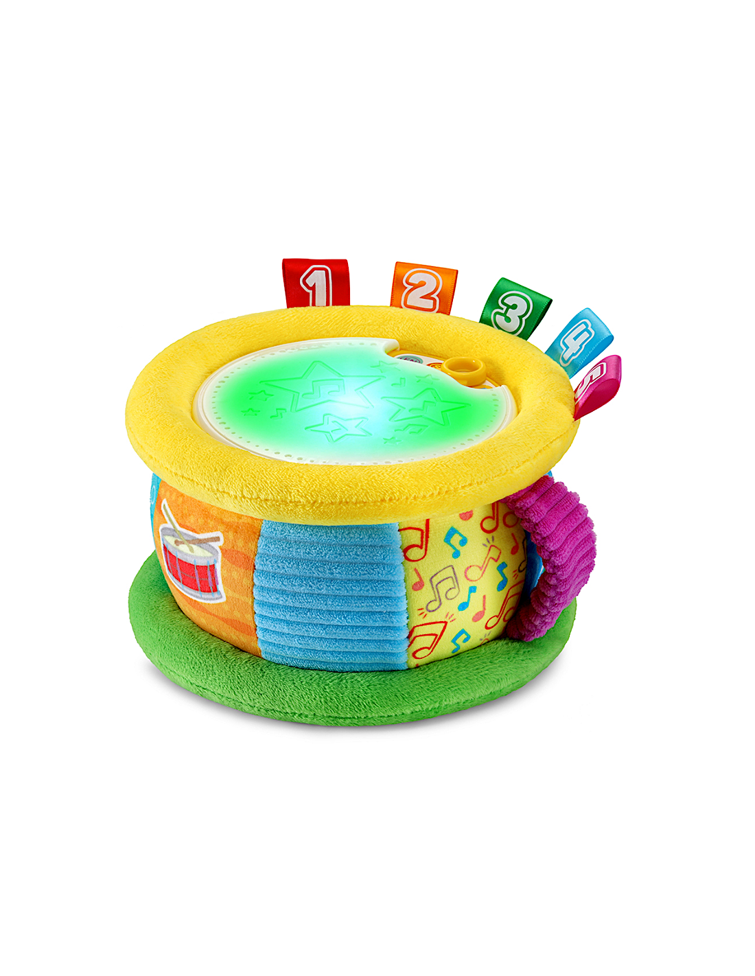 VTECH MAGICO TAMBURO LUMINOSO, GIOCO BAMBINI BILINGUE, 4 MODALITÀ, EFFETTI LUMINOSI, 6-36 MESI