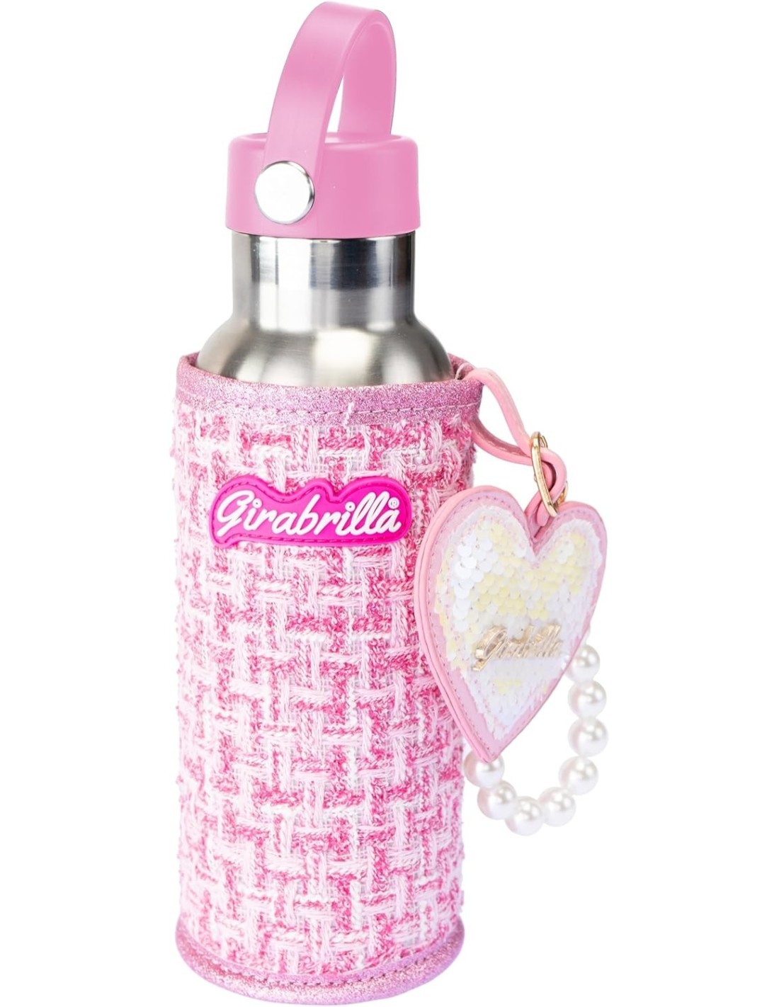 GIRABRILLA, BORRACCIA TWEED SET, 1 CONFEZIONE, AGENDA, CIONDOLO A CUORE, ECO BOTTIGLIA, GIOCATTOLO PER BAMBINI