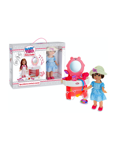 BABY TEO - BAMBOLA CON SPECCHIERA LUMINOSA E SONORA