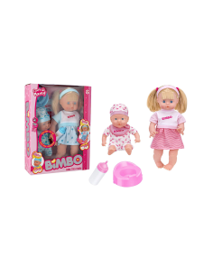 COPPIA BAMBOLE 40/30CM ASSORTITO