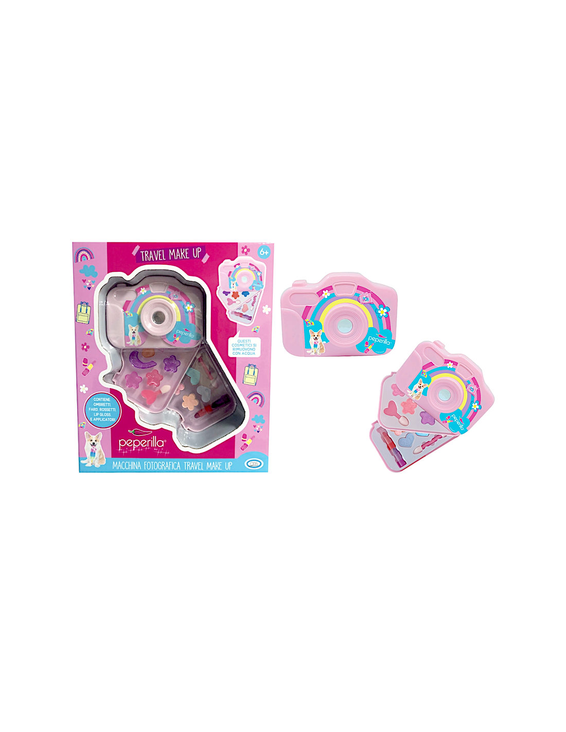 PEPERILLA 43715 MAKE-UP MACCHINA FOTOGRAFICA, GIOCO BEAUTY, BAMBINA 6+ ANNI