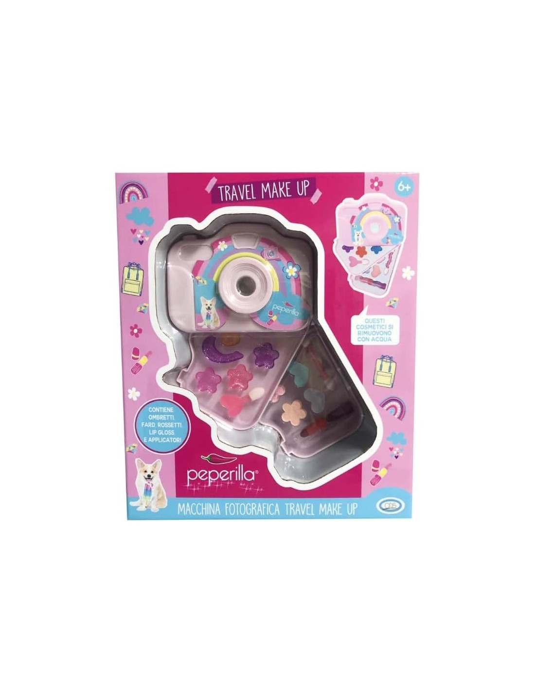 PEPERILLA 43715 MAKE-UP MACCHINA FOTOGRAFICA, GIOCO BEAUTY, BAMBINA 6+ ANNI