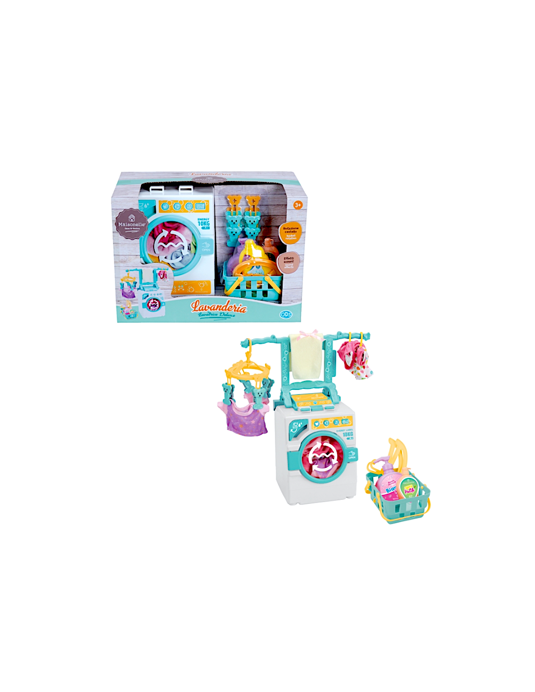 LAVATRICE GIOCATTOLO DELUXE MAISONELLE CON SUONI E LUCI